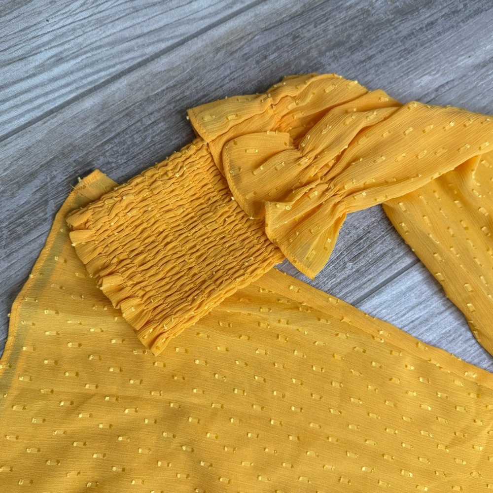 ENGLISH Factory Mustard Yellow Long Sleeve Top - Picture 5 of 11